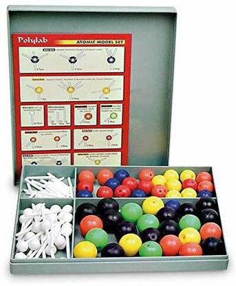 FLORA Atomic Model Set (75 Ball's) To Explain The Atomic Structure Of Carbon Atoms. Dissection Kit