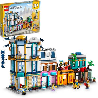 LEGO Creator 3-in-1 Main Street(1459 Blocks) Model Building Kit