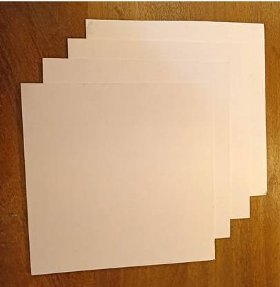 CRAFTWAFT Sunboard Foam Board Sheet for Craft DIY Project Models (Pack of 30)(2MM,2X2INCH) Model Building Kit