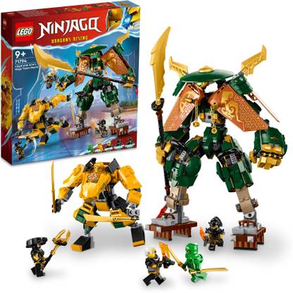 LEGO Ninjago Lloyd and Arin's Ninja Team Mechs (764 Blocks) Model Building Kit