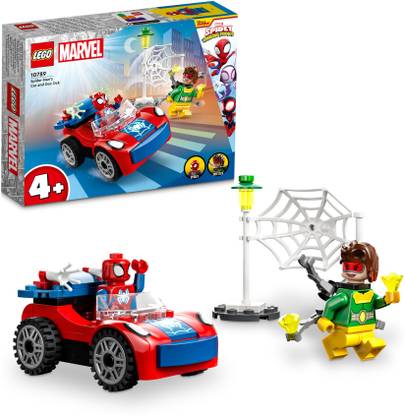 LEGO Marvel Spider-Man's Car and Doc Ock 10789 Building Toy Set (48 Blocks)