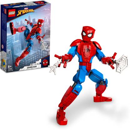 LEGO Marvel Super Heroes Spider-Man Figure (258 Blocks) Model Building Kit