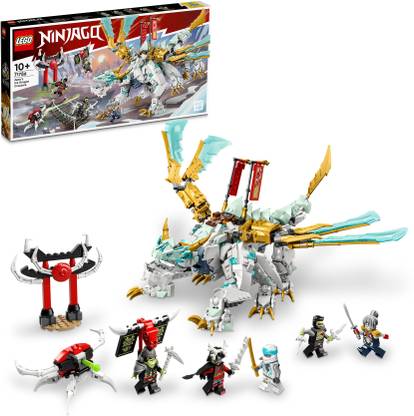 LEGO Ninjago Zane's Ice Dragon Creature (973 Blocks) Model Building Kit