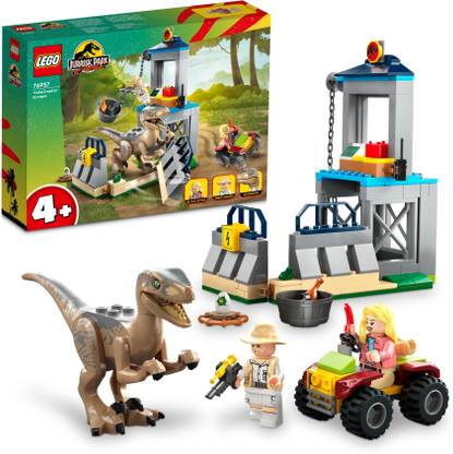 LEGO Jurassic World : Velociraptor Escape (137 Blocks) Model Building Kit