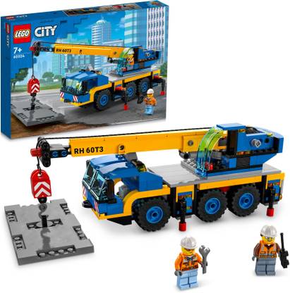 LEGO City Mobile Crane (340 Blocks) Model Building Kit
