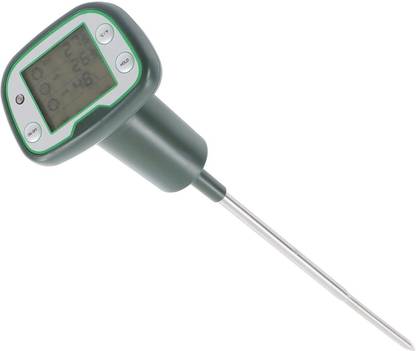 R-tek Soil Temperature Meter, 3-in-1 Soil Test Kit for Moisture Plant Care Digital Soil Temperature Thermometer Pin-Type Digital Moisture Measurer