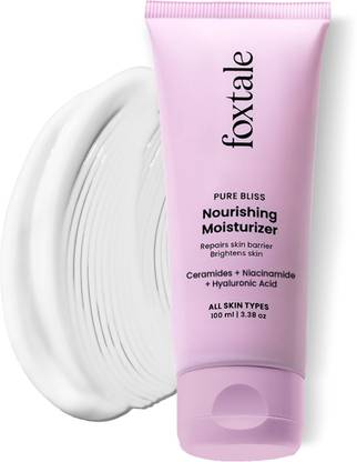 Foxtale Nourishing Ceramide Moisturiser|Lightweight |Non-sticky |100hrs Hydration