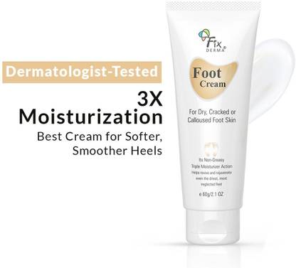 Fixderma Foot Cream Moisturizes, Soothes & Repair Dry, Cracked Heal & Calloused Foot Skin