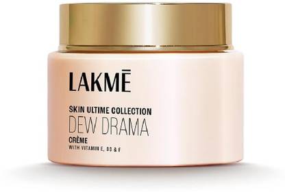 Lakmé Dew Drama Gel Creme, Pro-Ceramides, Vit E + Vit B + Vit F 50G