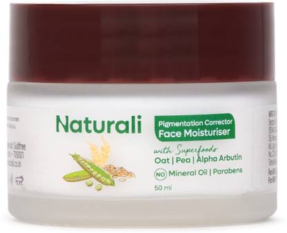 Naturali Pigmentation Corrector Moisturiser With Oat, Pea & Alpha Arbutin�| Paraben Free