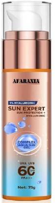 AFARAXIA Sunscreen - SPF 60 PA+++ Moisturizing, Anti-Ageing Sunscreen for Face and Body