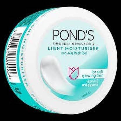 POND's Light Moisturiser, Vitamin E And Glycerine, For Soft And Glowing Skin, 100ml