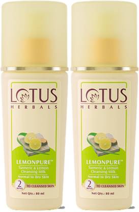 LOTUS HERBALS Lemonpure Turmeric & Lemon Cleansing Milk