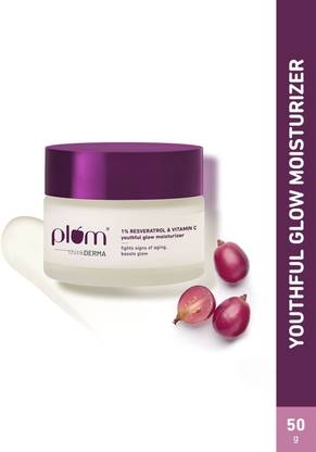 Plum 1% Resveratrol & Vitamin C Youthful Glow Moisturizer | Fights Signs of Ageing