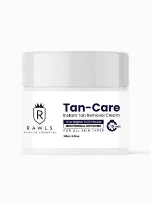 RAWLS Tan Care Cream for Instant Tan Removal in 15 min & helps to restore radiant glow