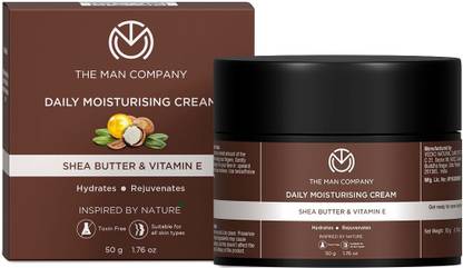THE MAN COMPANY Daily Moisturising cream, Shea Butter & Vitamin E