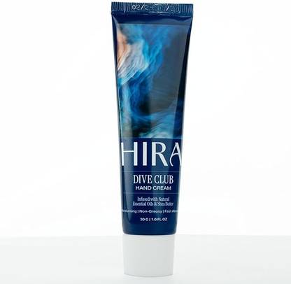 HIRA Dive Club Hand Cream 30g | Enriched with Shea Butter | Non-Greasy | Moisturizing