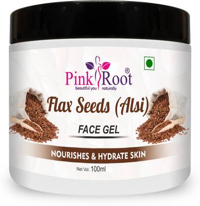 PINKROOT Flaxseed Face Gel | Reduce fine lines, Skin Brightening & Whitening, Removes Tan
