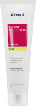 Re'equil 0.3% Retinol Night, Improves Skin Texture, Reduces Acne