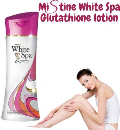 Mistine glutathione white and spa body lotion for skin whitening and skin smooth