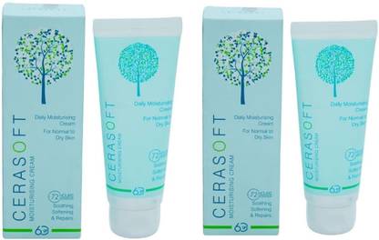 Cerasoft Daily Moisturising Cream | Repair (Pack of 2) 60gm