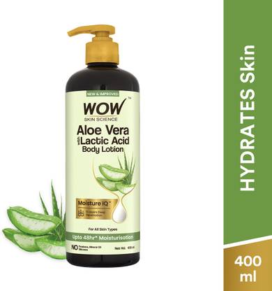 WOW SKIN SCIENCE Aloe With Lactic Acid Body Lotion