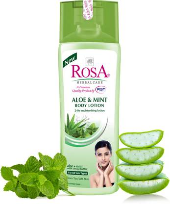 ROSA Aloe & Mint body lotion 500 ML with Cocoa Butter