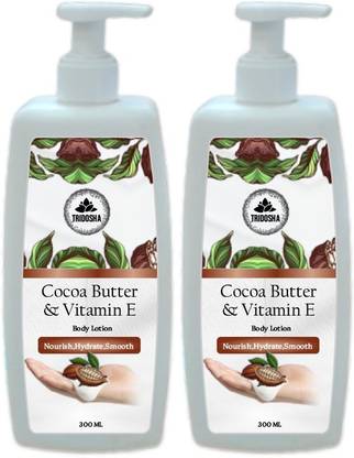 Tridosha Herbal Body Lotion | Cocoa Butter with Vitamin E Moisturizer