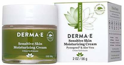 Derma E Sensitive Skin Moisturizing Cream with Pycnogenol Vitamins A C and E 2oz