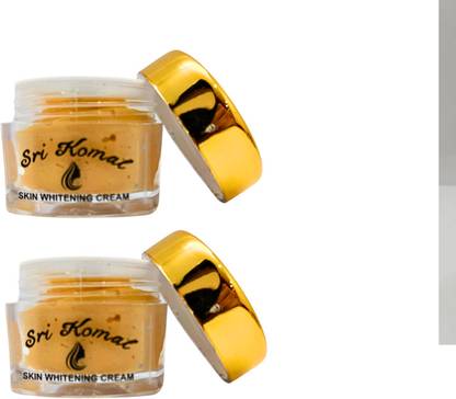 SRI KOMAL face whitening Beauty Cream for Pimples Dark Skin Tan Dark Spots {pack of 2}
