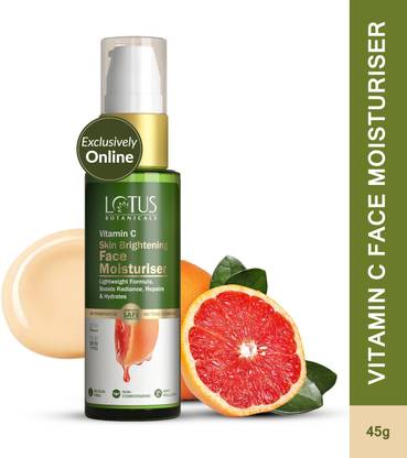 Lotus Botanicals Vitamin C Skin Brightening Face Moisturiser - 45g