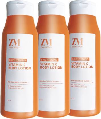 ZM Zayn & Myza Brightening Body Lotion Vitamin C - (Pack of 3)