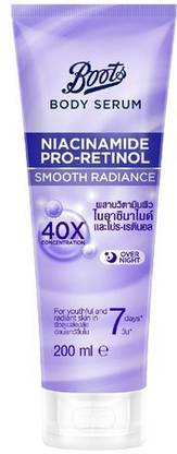 Boots Niacinamide Pro-Retinol Smooth Radiance Body Serum