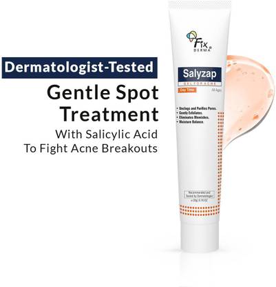 Fixderma Salyzap Face Acne Gel with Salicylic Acid For Acne Scars, Pimples & Oily Skin