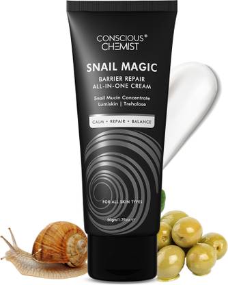 Conscious Chemist Snail Mucin Moisturizer | Hydrating, Plumping & Healing Gel for All Skin Types