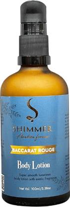 Shimmer Baccarat Rouge Body Lotion