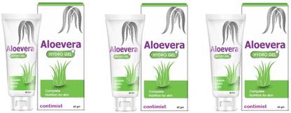Contimist ALOVERA JEL LELO REGULAR SOFT SMOOTH SKIN 60GM(PACK OF 3)