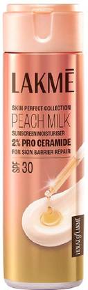 Lakmé Peach Milk Moisturizer SPF 30 PA Sunscreen Lotion