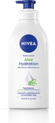 NIVEA Aloe Hydration, Big Moisturizer Lotion, Deep Moisture Serum, Natural Aloe Vera