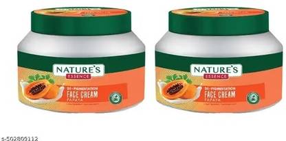 Nature's Essence DE PIGMENTATION PAPAYA FACE CREAM 60GX2(MRP 125X2)