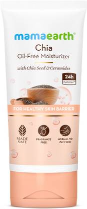 Mamaearth Chia Oil-Free Moisturizer with Chia Seed & Ceramides for Healthy Skin Barrier