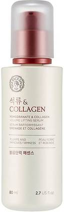 The Face Shop Pomegranate And Collagen Volume Lifting Serum,with 10% Marine Collagen
