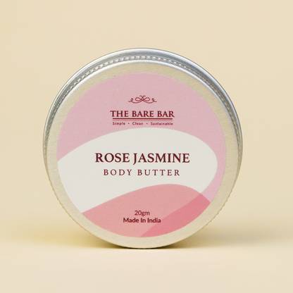 દી બેર બાર Rose Jasmine Body Butter - 20gm