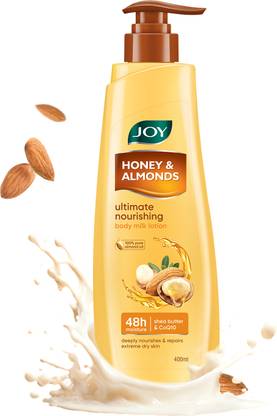 Joy Honey & Almonds Ultimate Nourishing Body Milk Lotion For Dry Skin