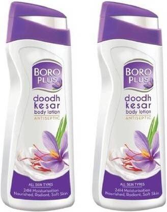 BOROPLUS DOODH KESAR BODY LOTION 300ML X 2 (600 ml)