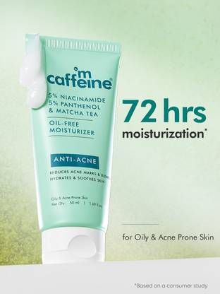 mCaffeine Matcha Tea Oil-Free Moisturizer For Acne Control