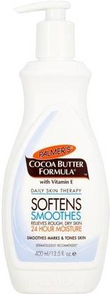 palmer's कोको बटर फॉर्मूला ड्राई स्किन को स्मूथ करता है