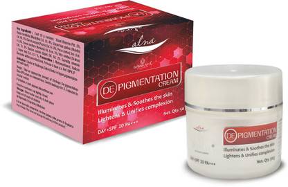 ALNA Shrikaya De-Pigmentation Day Cream | Illuminates & Soothes the Skin |50 Gms|