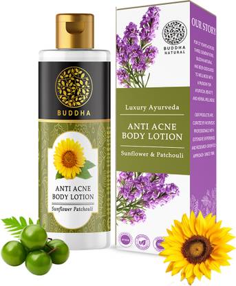 buddha natural Anti Acne Body Lotion - For Help Clear Acne and Prevent Future Breakouts