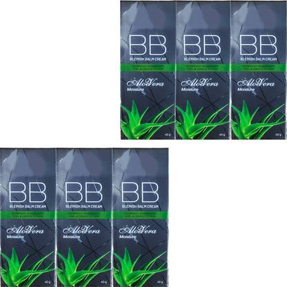 NG MART BB ALOEVERA BLEMISH BALM CREAM FOR SKIN SOFTNSS PACK OF - 6